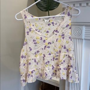 Intimately Free people floral crop tank top